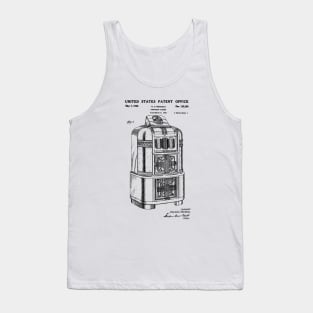 Jukebox Patent Black Tank Top